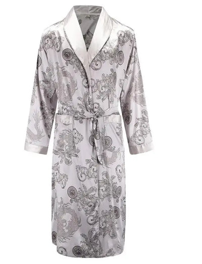 Robe de Chambre Homme Japonaise Blanche