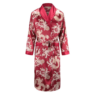 Robe de Chambre Homme Japonaise Rouge