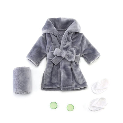 Kit Peignoir Bébé Gris