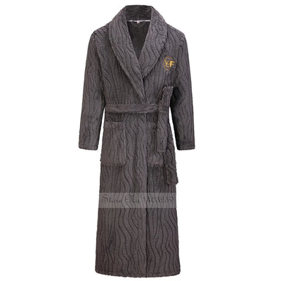 Robe De Chambre Homme Polaire Gris Foncé