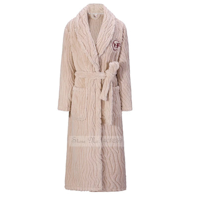 Robe De Chambre Polaire Femme Longue Beige