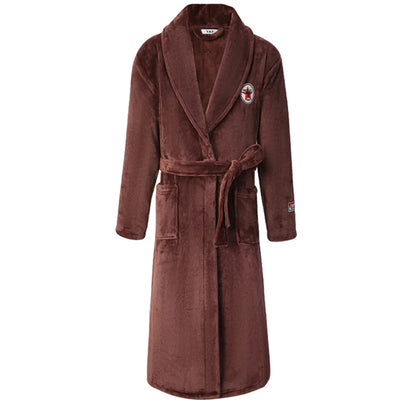 Robe De Chambre Polaire Femme Brune