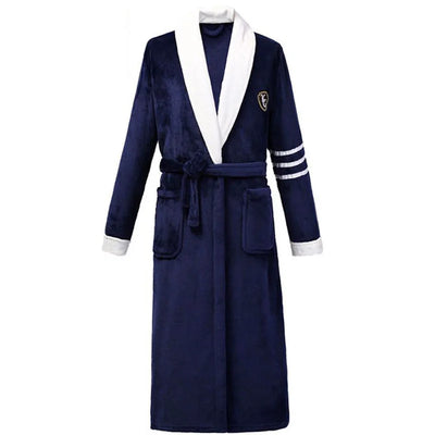 Robe De Chambre Polaire Femme Bleu Marine