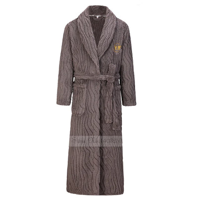 Robe De Chambre Homme Polaire Brun