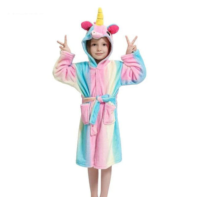 Peignoir Licorne Fille 6 ans