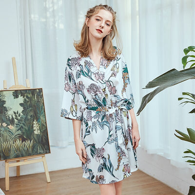 Robe Kimonos Fleuri