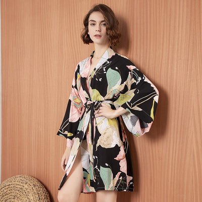 Kimono Femme à Fleur