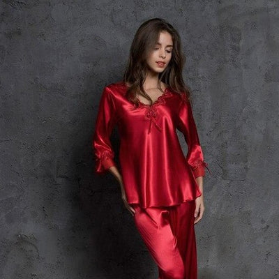 Pyjama Rouge Satin