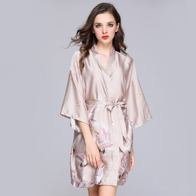 Kimono De Nuit Chic-Peignoir Avenue