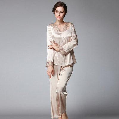 Pyjama Satin Sable Femme