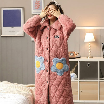 Robe de Chambre Doudoune Femme